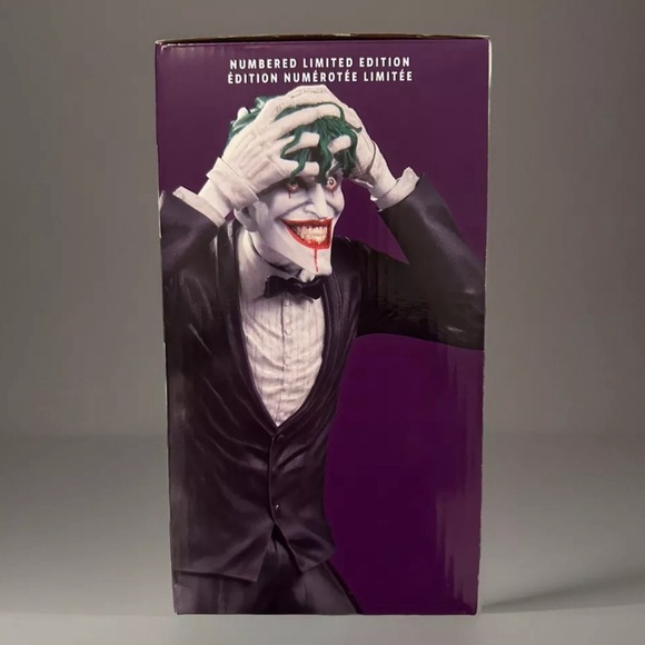 🃏The Joker Purple Craze by Brian Bolland (DC Direct) 7" Resin Statue ltd ed NIB - Picture 4 of 8